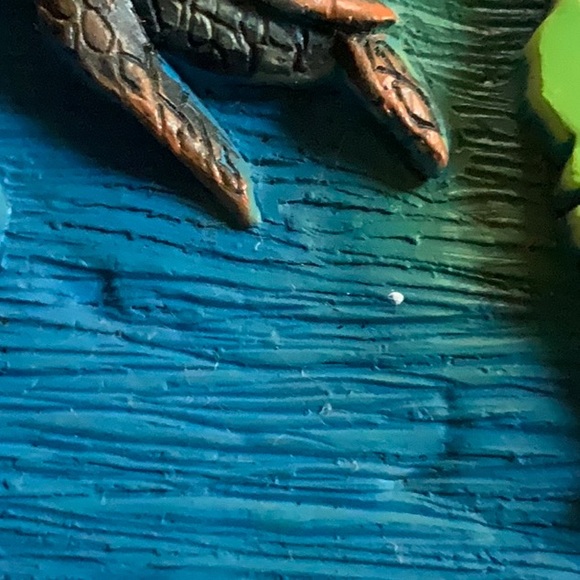 Florida souvenir wall plaque 6.85 inches diameter w/ hanger in back - Picture 8 of 8